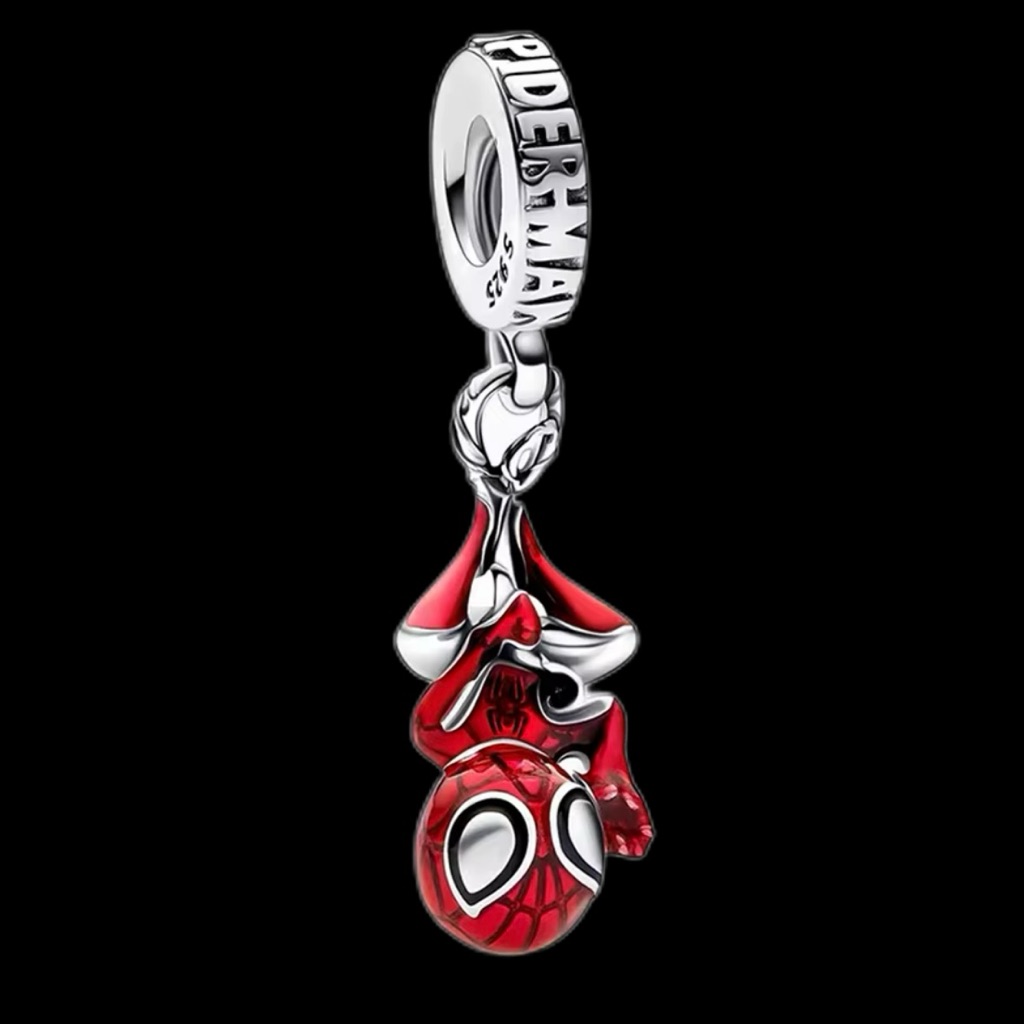 Marvel Spider-Man Red And Silver Charm